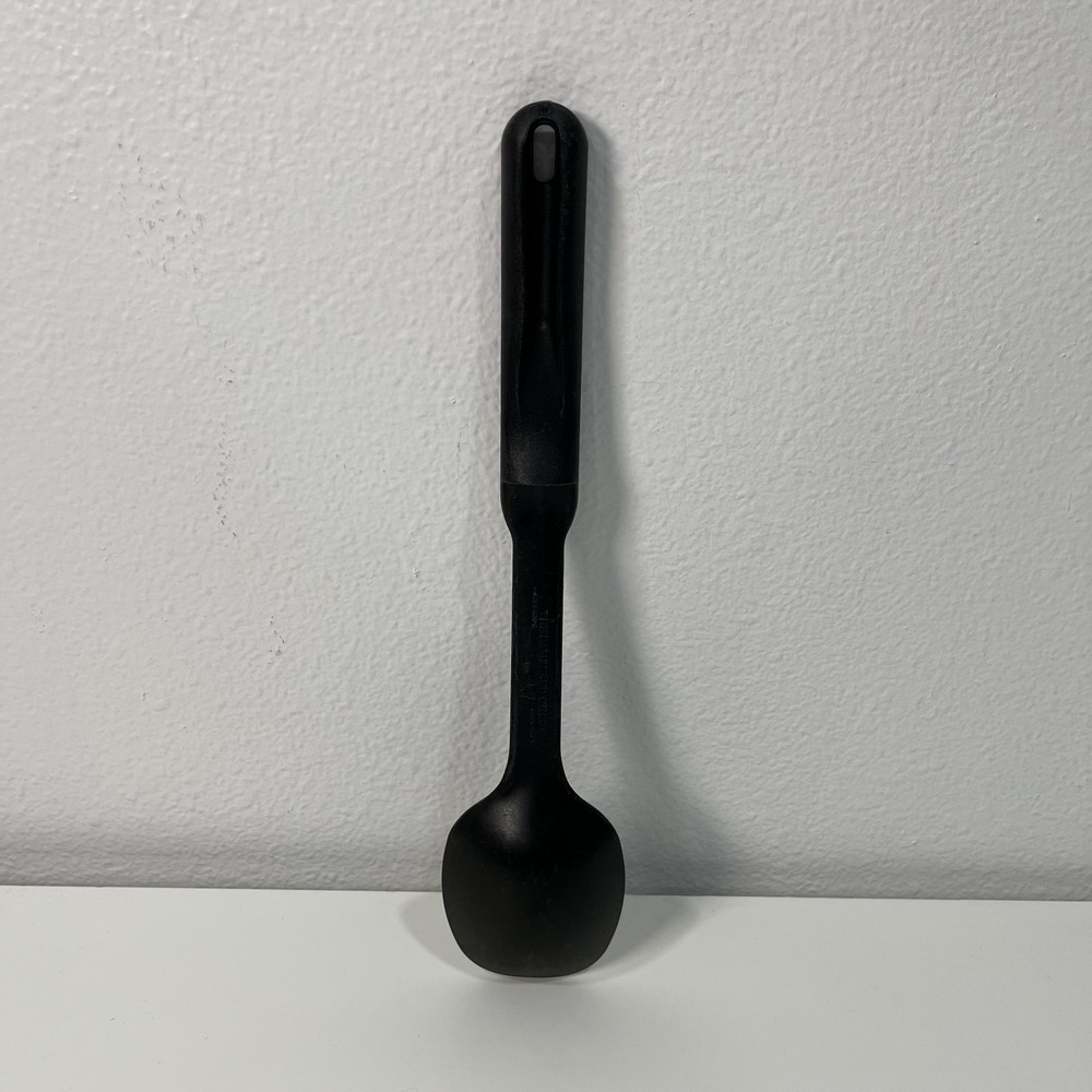 The Pampered Chef Slotted Spatula Black Nylon Spoon Utensil Set 13" USA - Picture 13 of 16